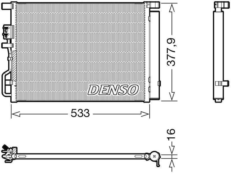 Denso Aircon Condenser DCN41018
